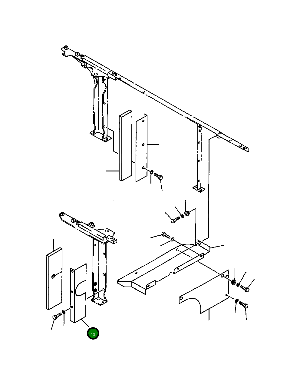 Крышка 207-54-68190 Komatsu