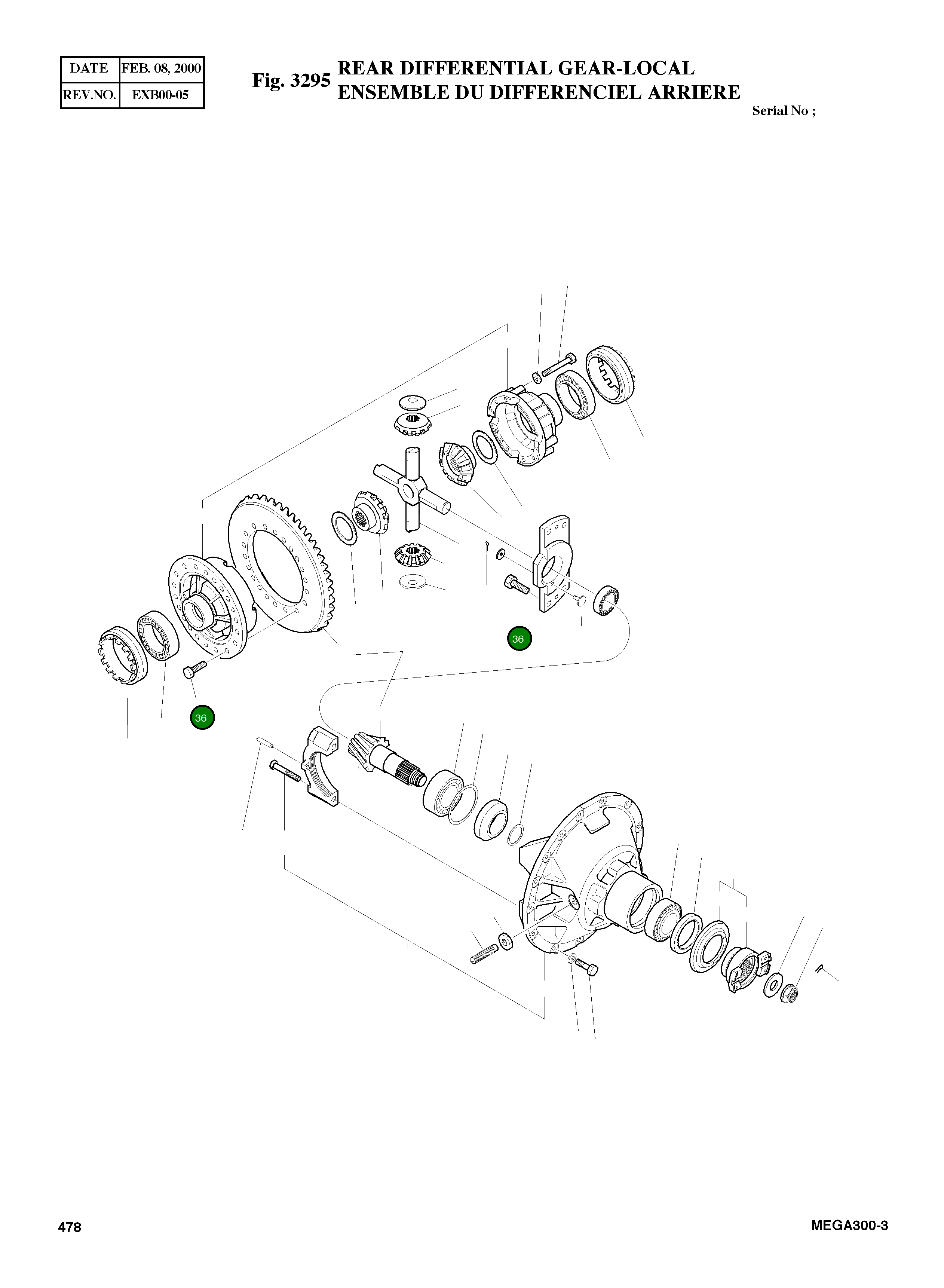 Болт 4120-7055 Komatsu