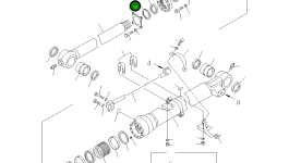 Кольцо 707-88-36881  Komatsu
