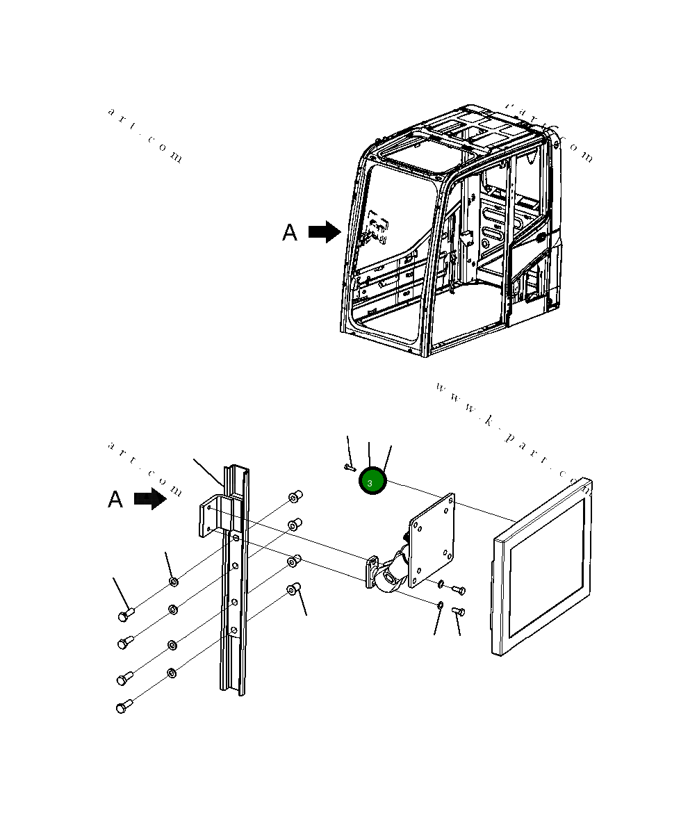 Болт 01252-60416 Komatsu