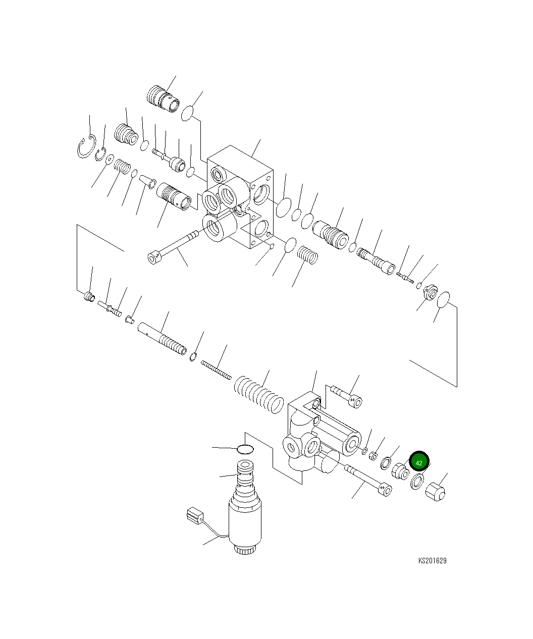 Болт 20E-60-K5380  Komatsu