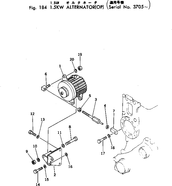 Болт 232-808-5150 Komatsu