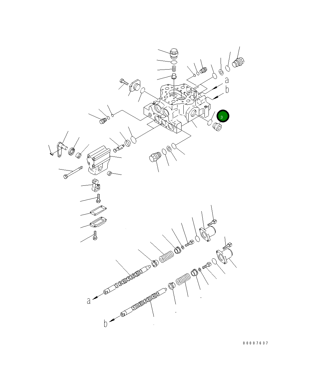 Кольцо уплотнительное (O-Ring) 07002-52634 Komatsu