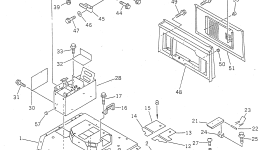Крышка 41K-54-12570 Komatsu