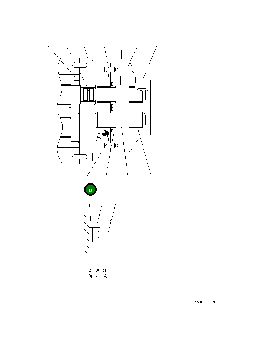 Кольцо уплотнительное (O-Ring) UC1300245001 Komatsu