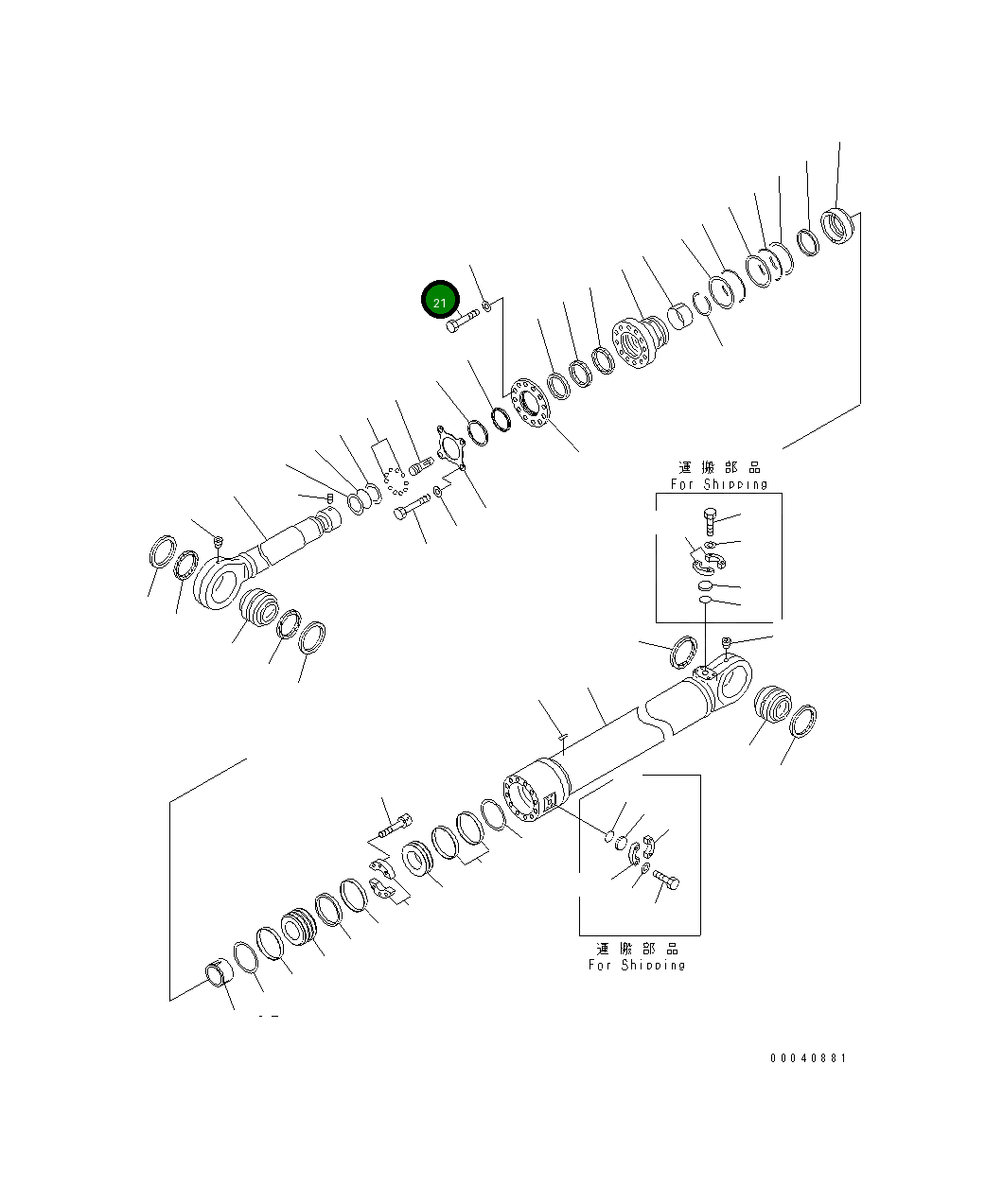 Болт 01011-83355 Komatsu