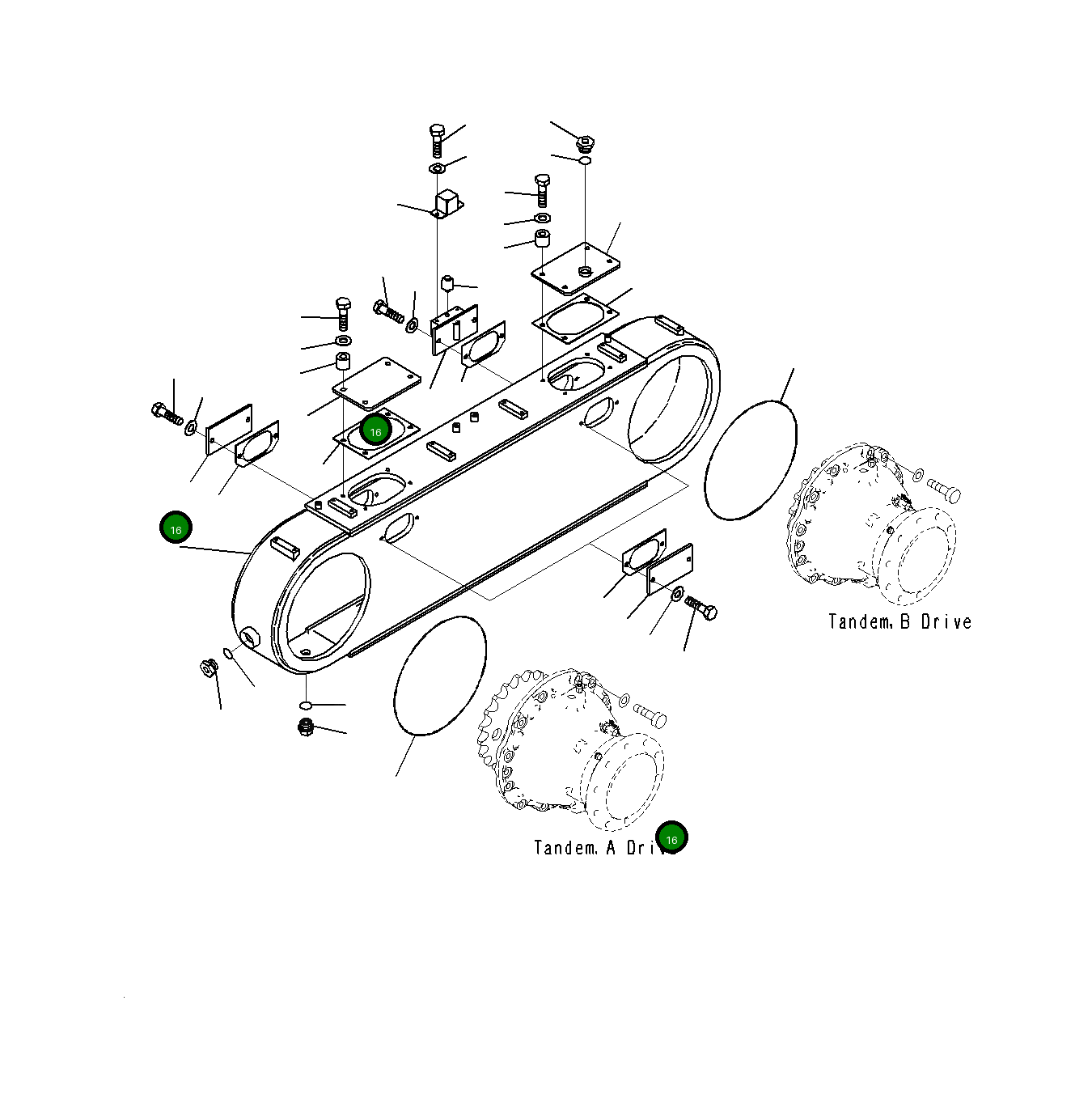 Болт 01010-B1230 Komatsu