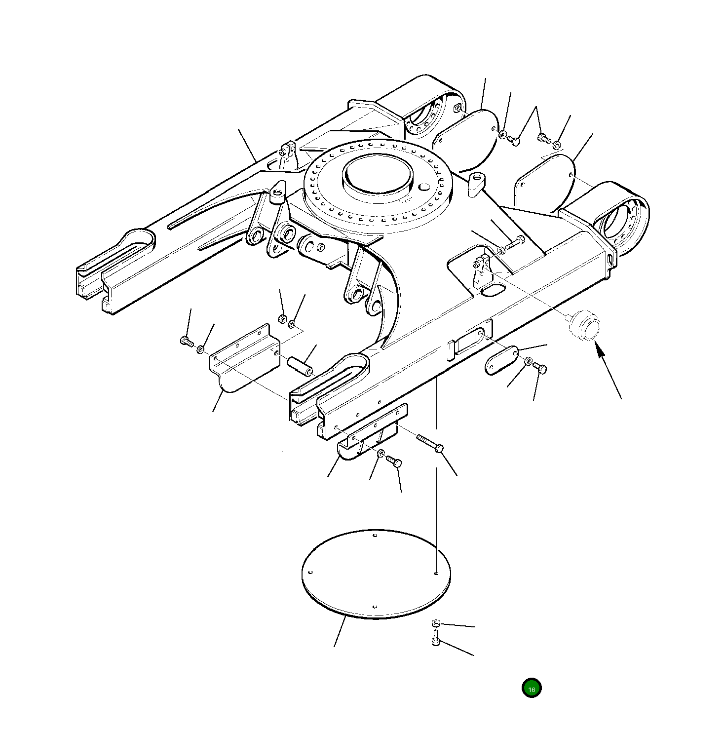 Болт 22E-47-11210 Komatsu