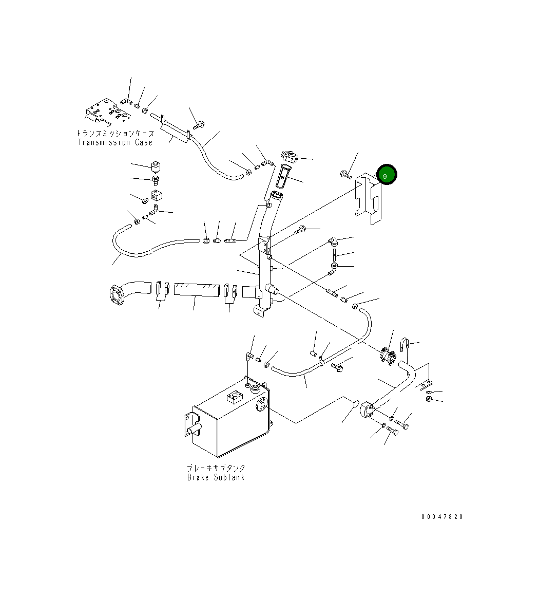 Крышка 56D-61-12730 Komatsu
