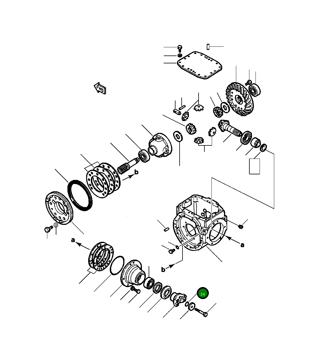 Кольцо уплотнительное (O-Ring) 1301 746 H1 Komatsu