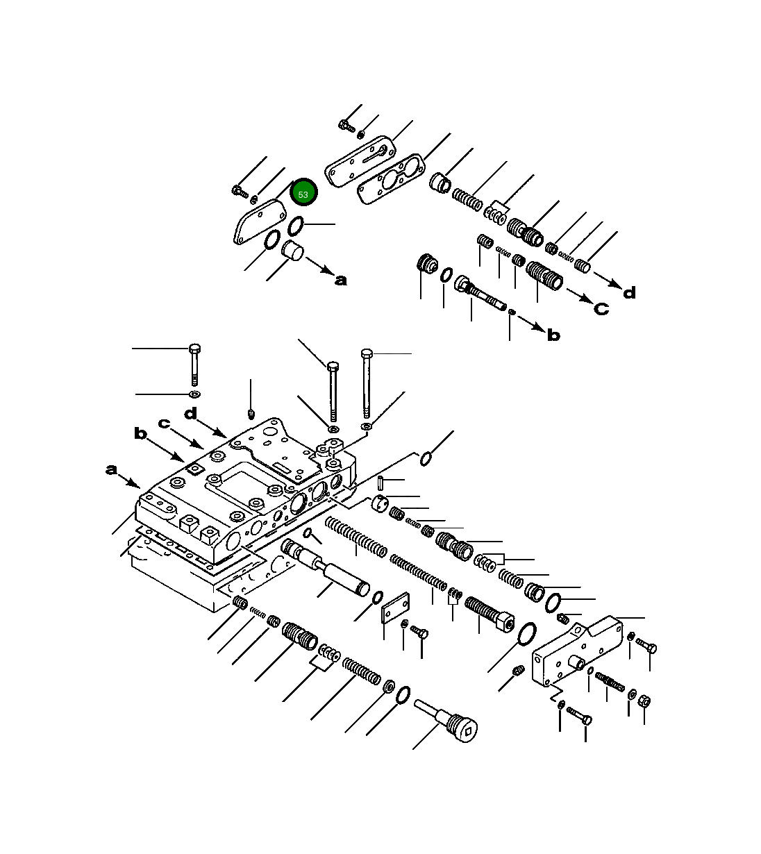 Крышка 424-15-15880  Komatsu