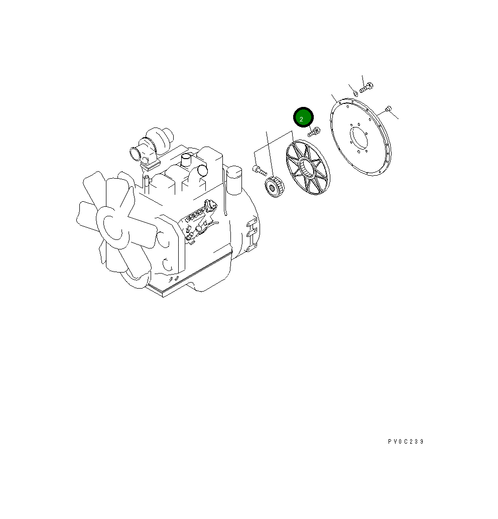 Болт 11Y-12-11130 Komatsu