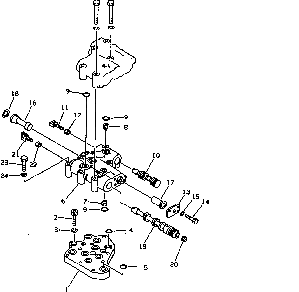 Болт 01252-41035  Komatsu