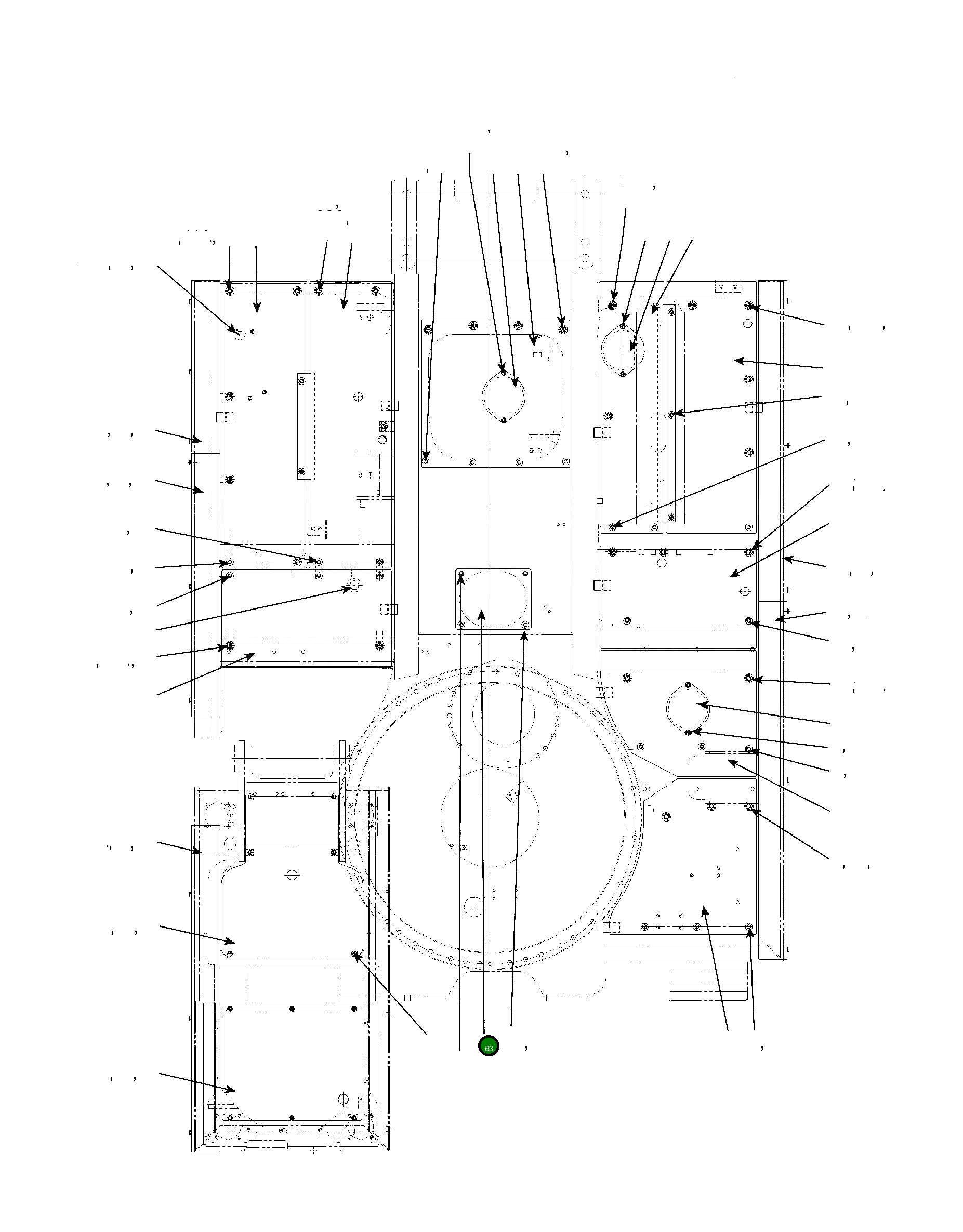 Крышка 207-54-KB770 Komatsu