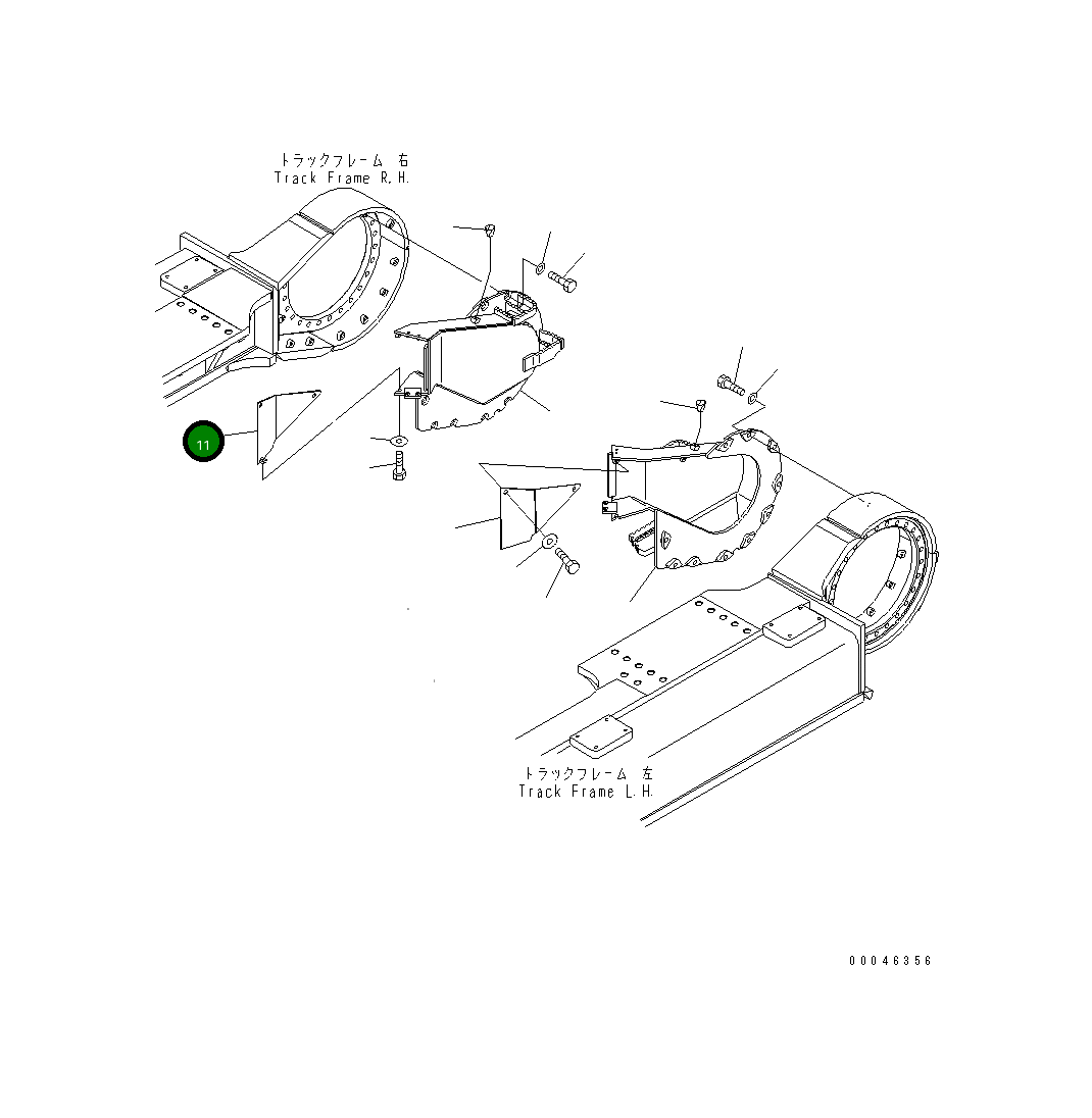 Крышка 209-30-41340  Komatsu