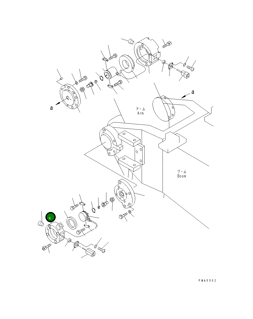 Крышка 203-06-63220  Komatsu