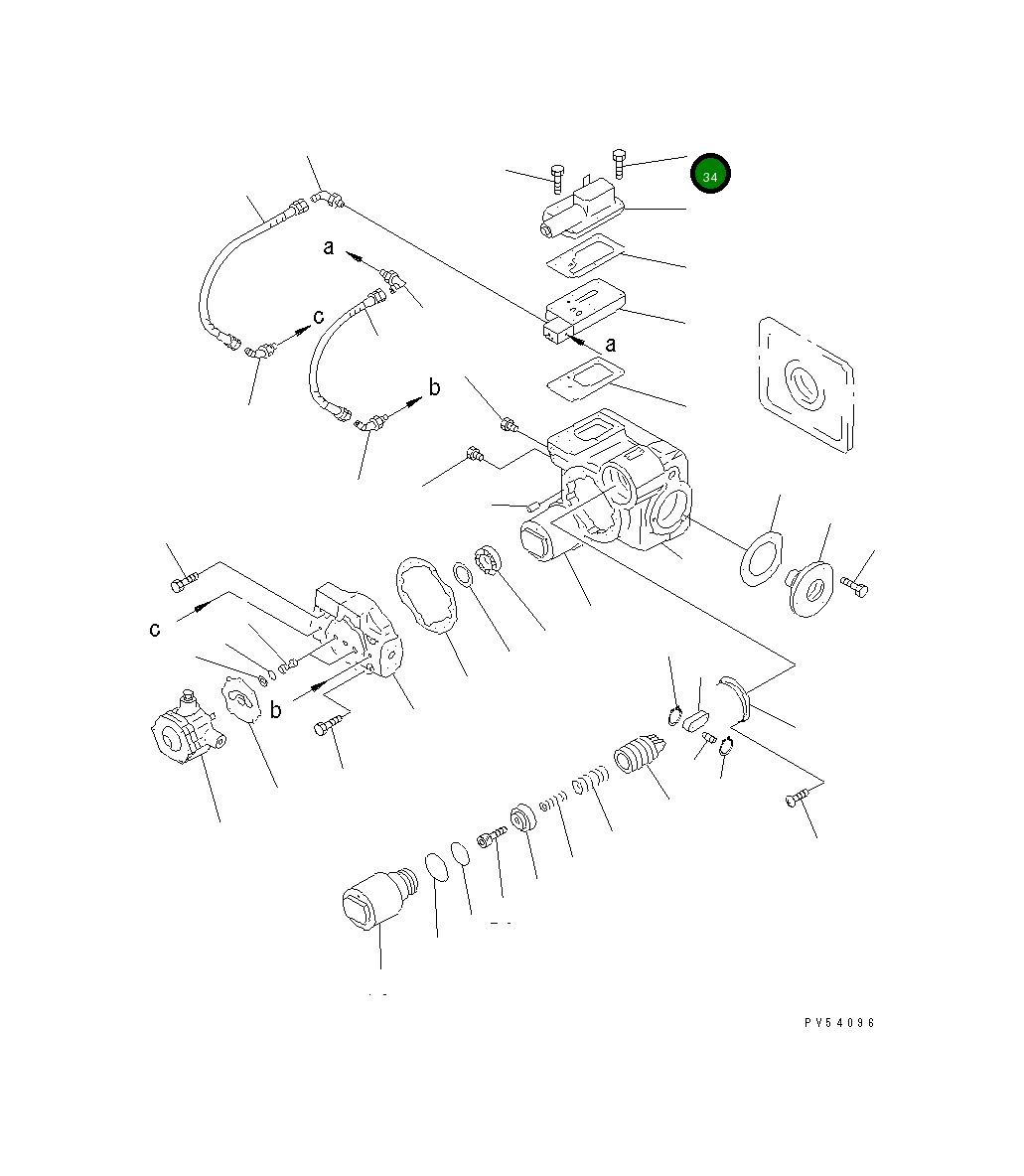 Болт 26C-61-12990 Komatsu
