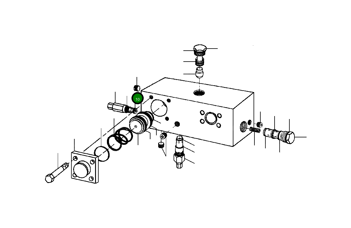 Кольцо уплотнительное (O-Ring) 392 385 R1 Komatsu