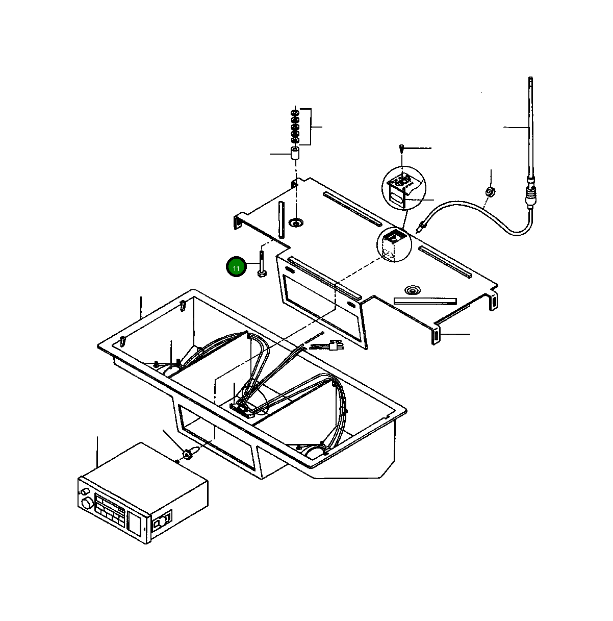 Болт 180 048 Komatsu