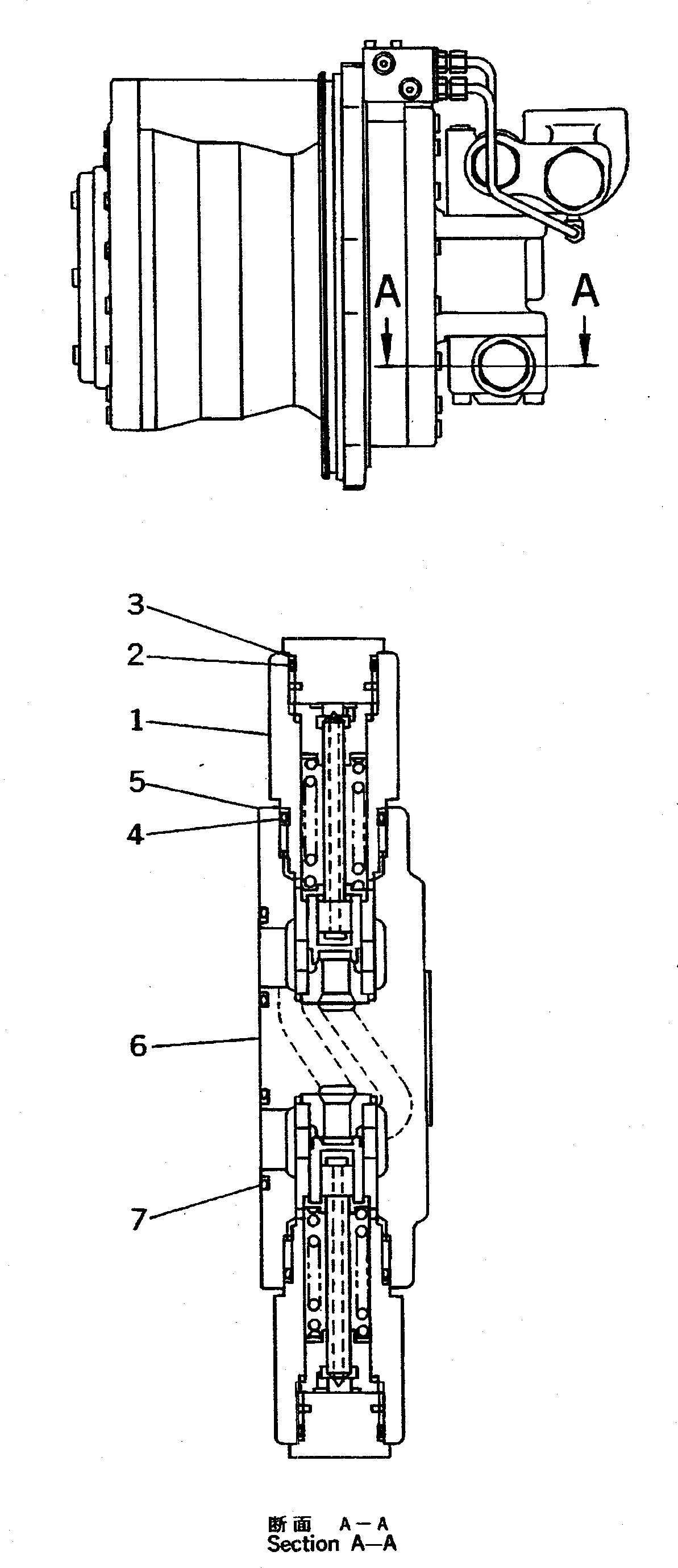 Кольцо TM0857-232  Komatsu