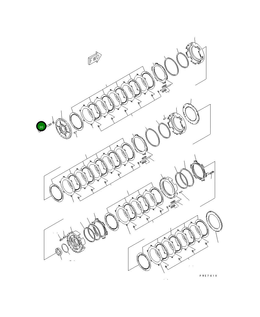 Болт 427-15-11250 Komatsu