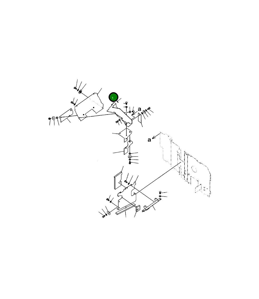 Крышка 20Y-54-71552  Komatsu