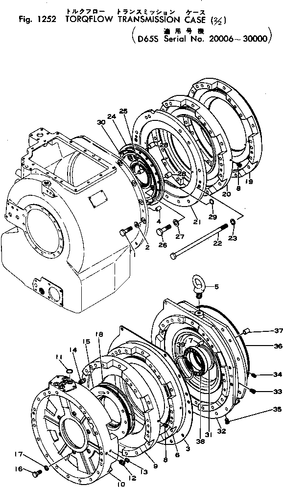 Кольцо 144-15-22310 Komatsu