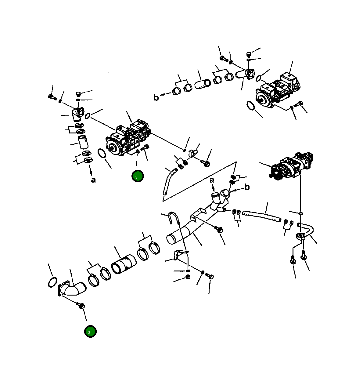 Болт 014325-01235  Komatsu