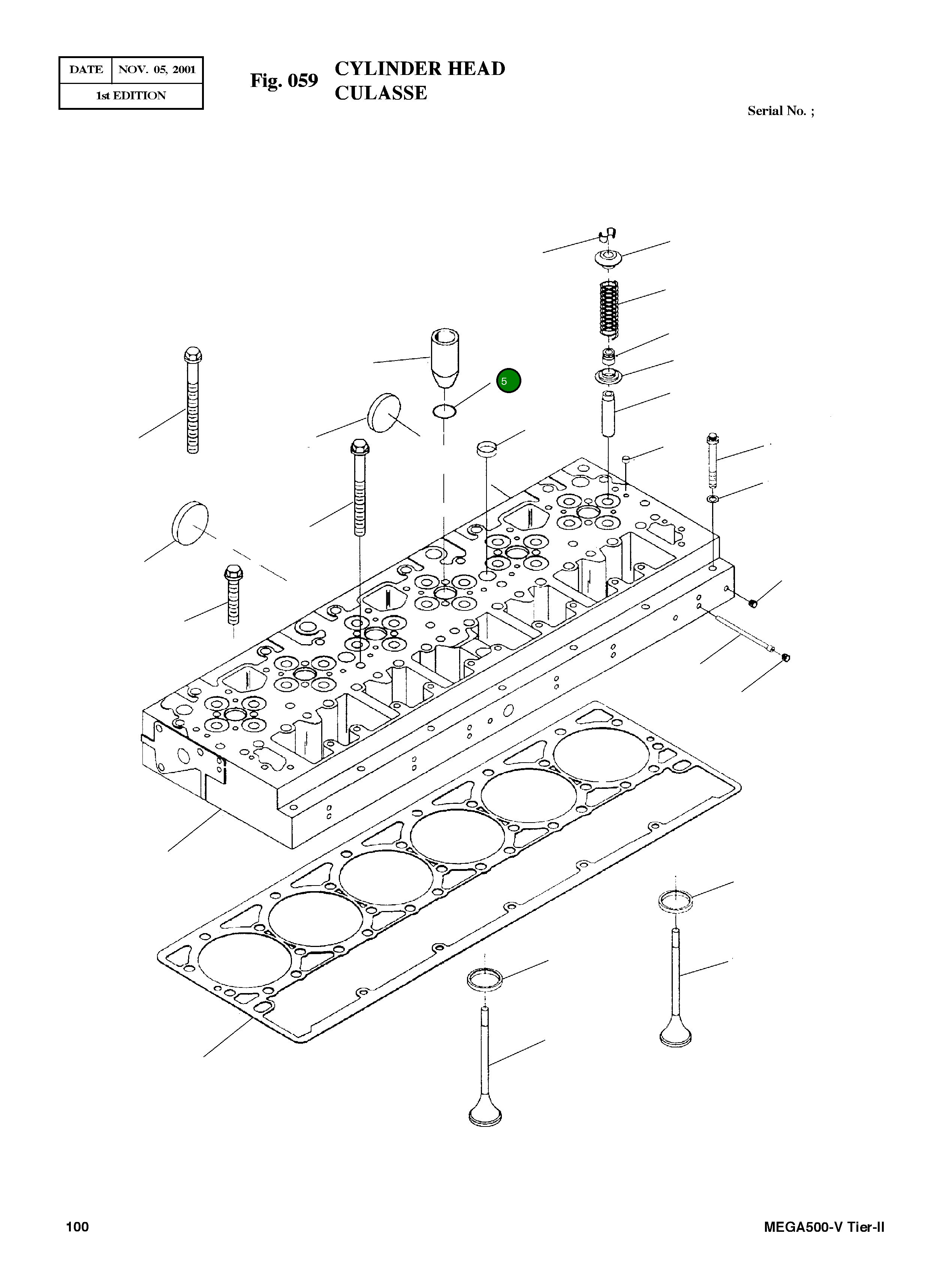 Кольцо уплотнительное (O-Ring) 3035026 Komatsu