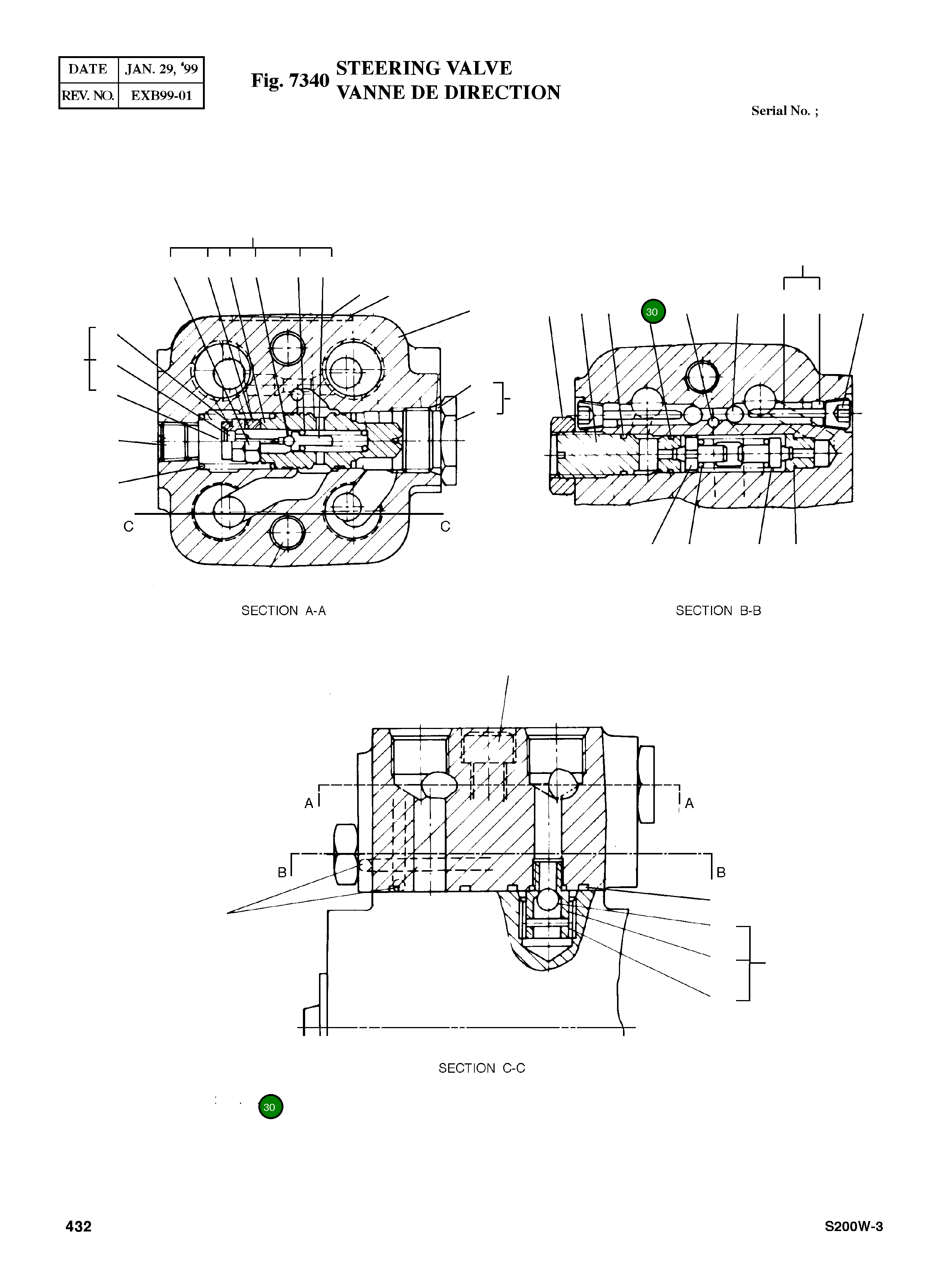 Кольцо уплотнительное (O-Ring) A40001-09 Komatsu