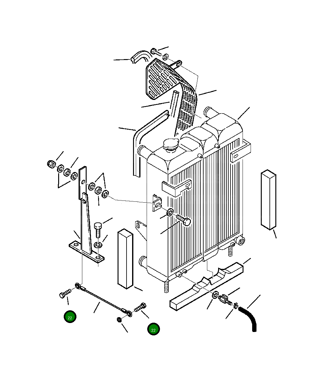 Болт 801200018 Komatsu