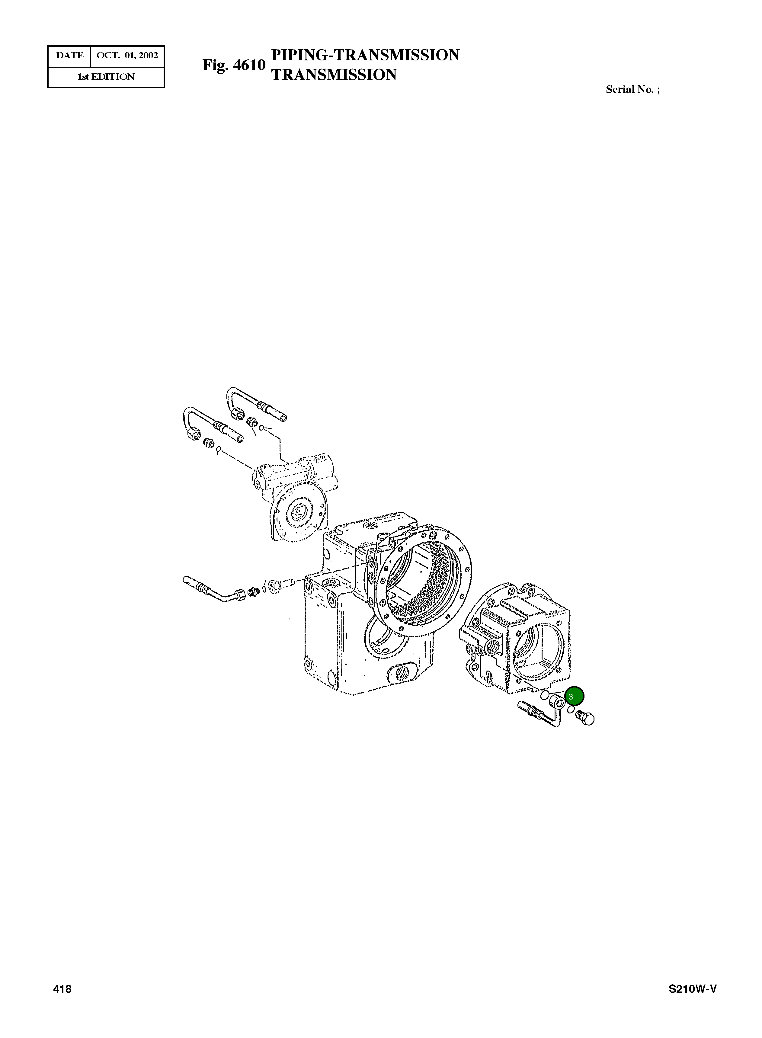 Кольцо уплотнительное (O-Ring) 0634 304 309 Komatsu
