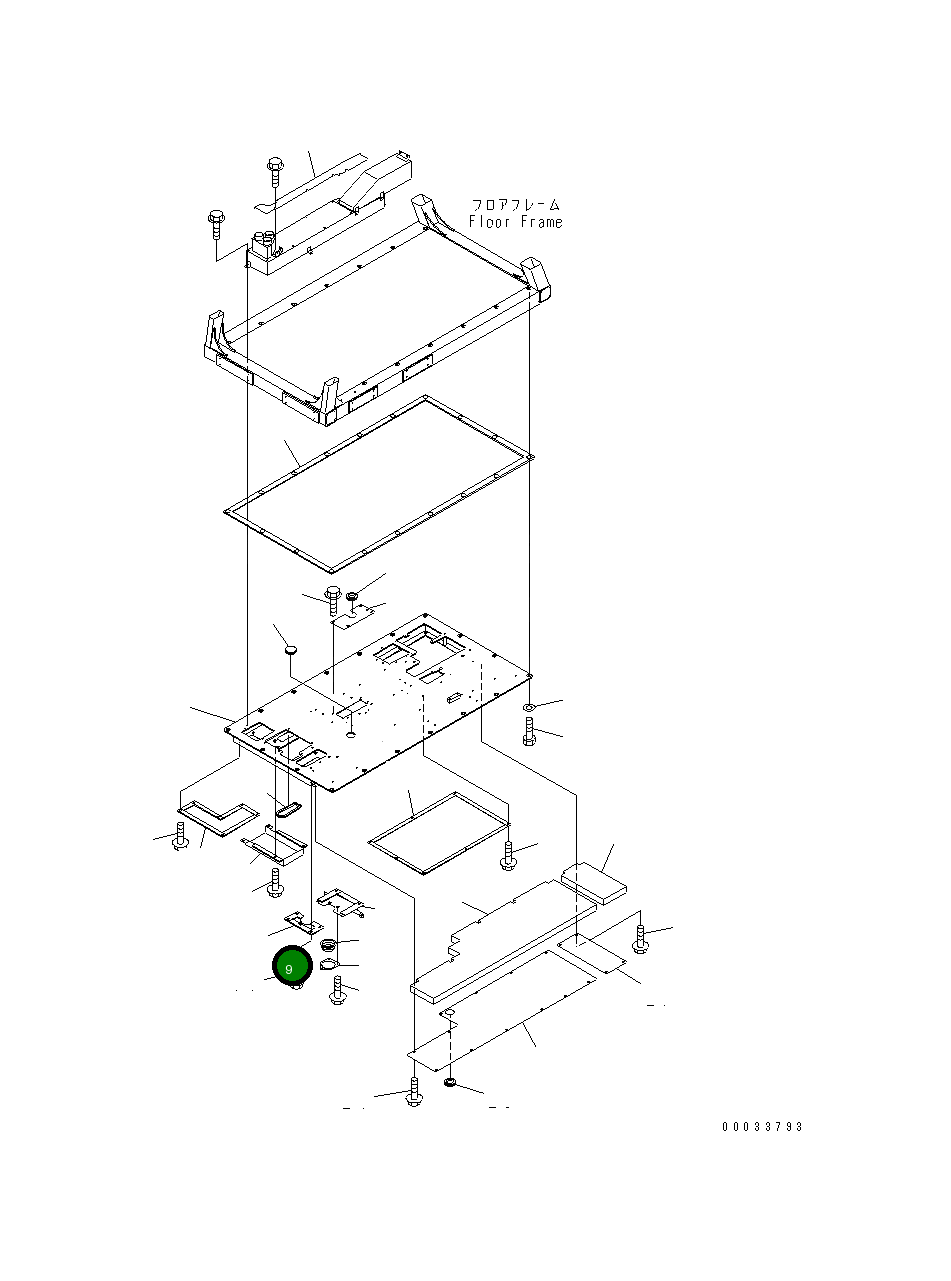 Крышка 567-54-71534 Komatsu