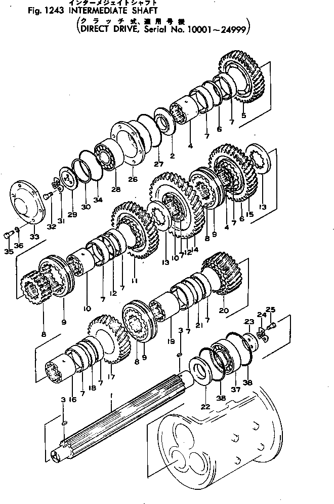Кольцо 150-15-12340  Komatsu