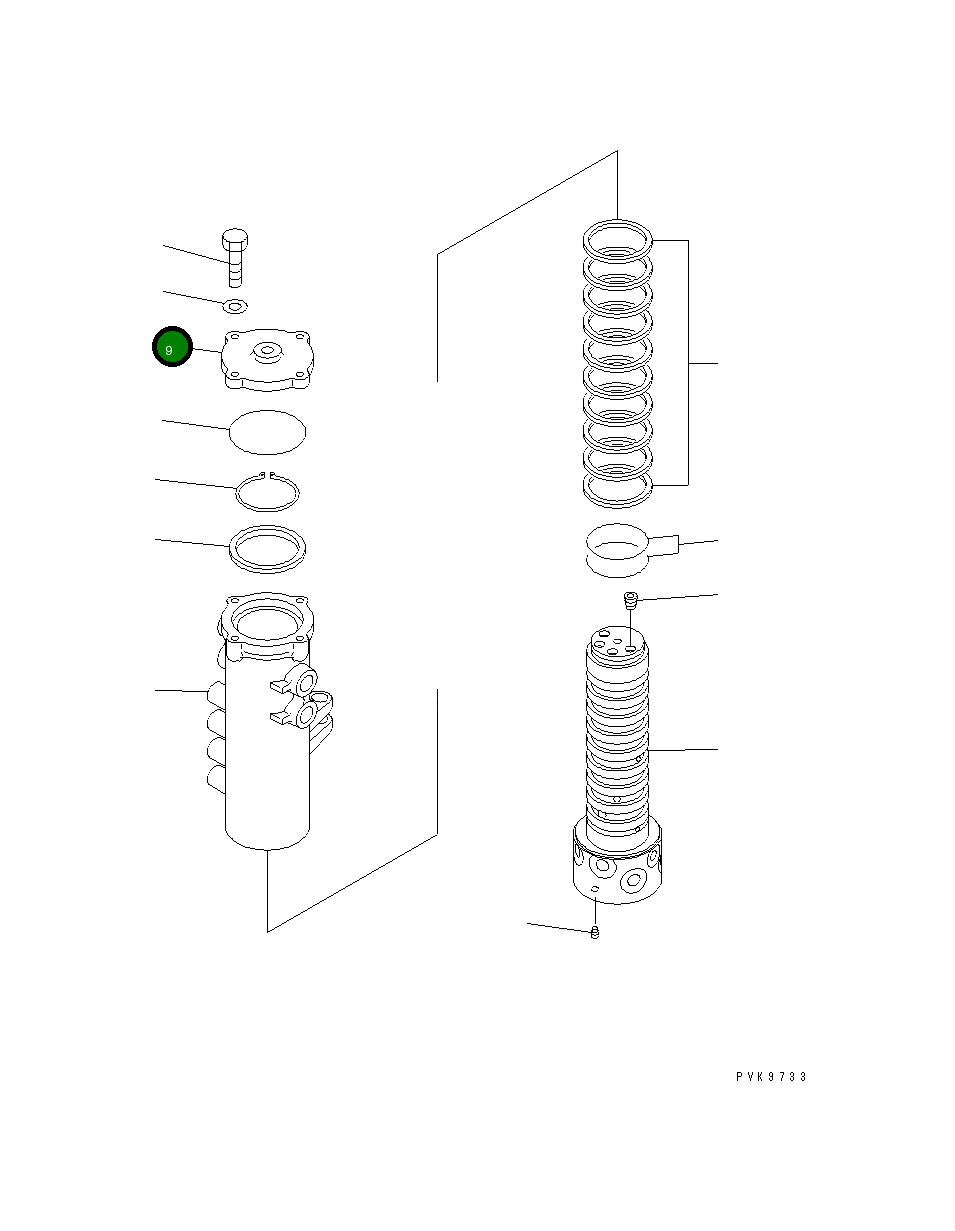 Крышка 703-08-93620 Komatsu