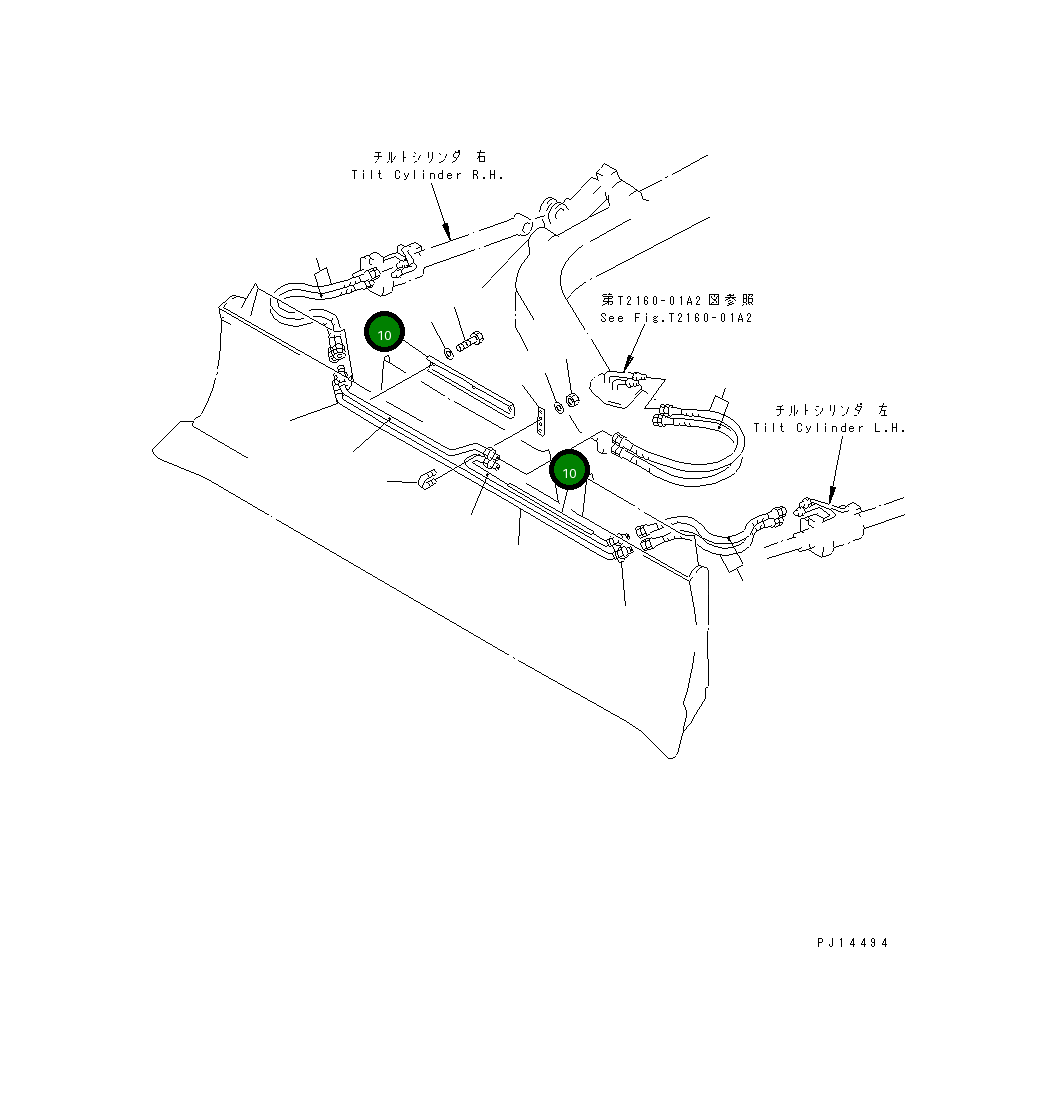 Крышка 154-70-45220 Komatsu