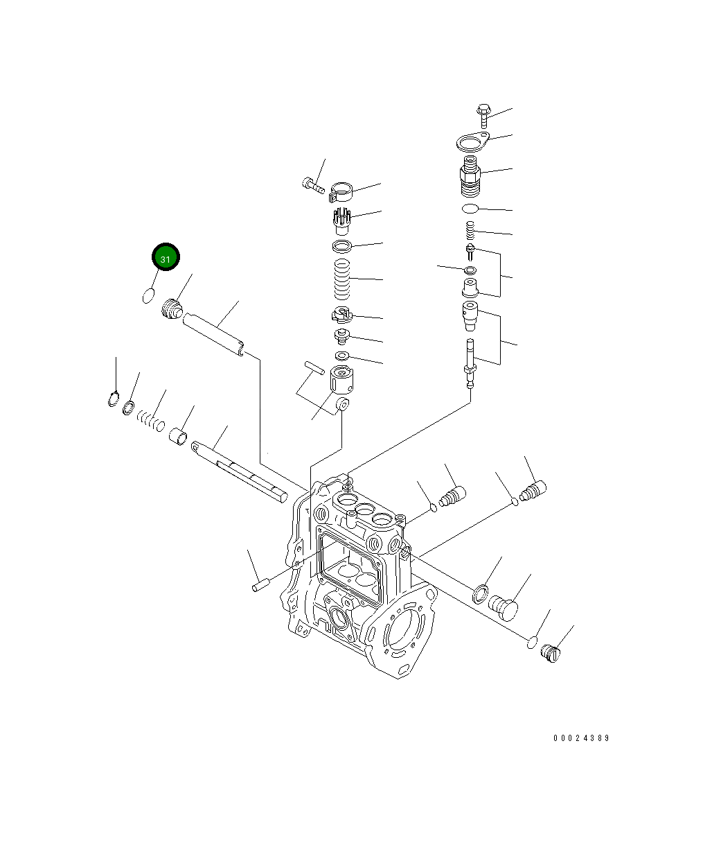 Кольцо уплотнительное (O-Ring) 461-031 Komatsu
