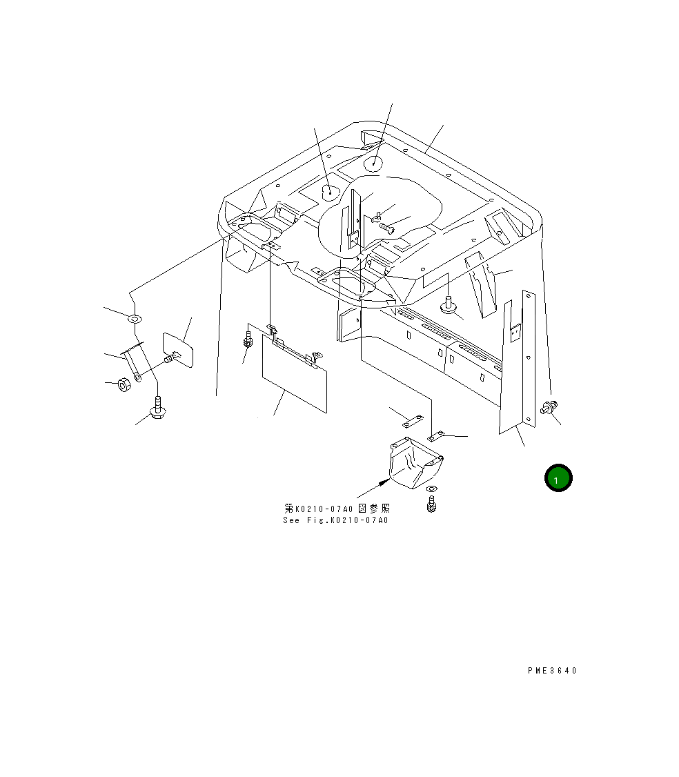 Крышка 417-926-2221 Komatsu