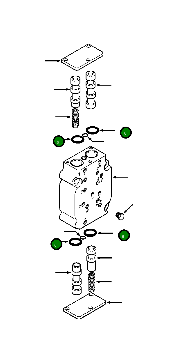 Кольцо уплотнительное (O-Ring) 372 821 R1  Komatsu
