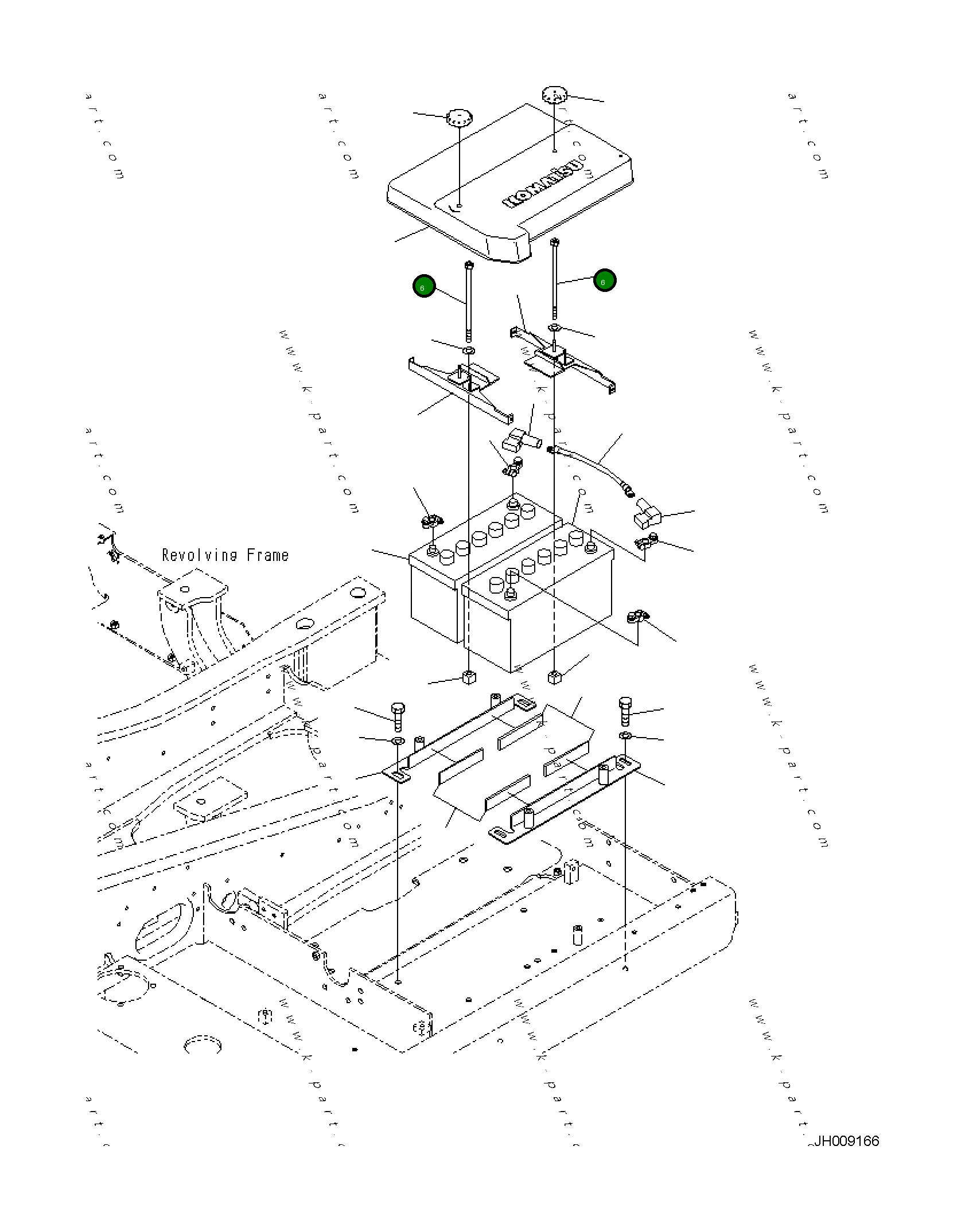 Болт 11Y-06-32450  Komatsu