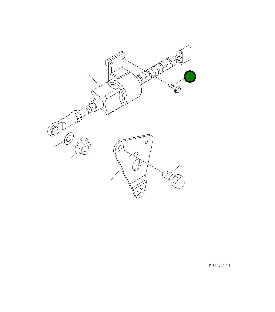 Болт 6732-71-3120 Komatsu