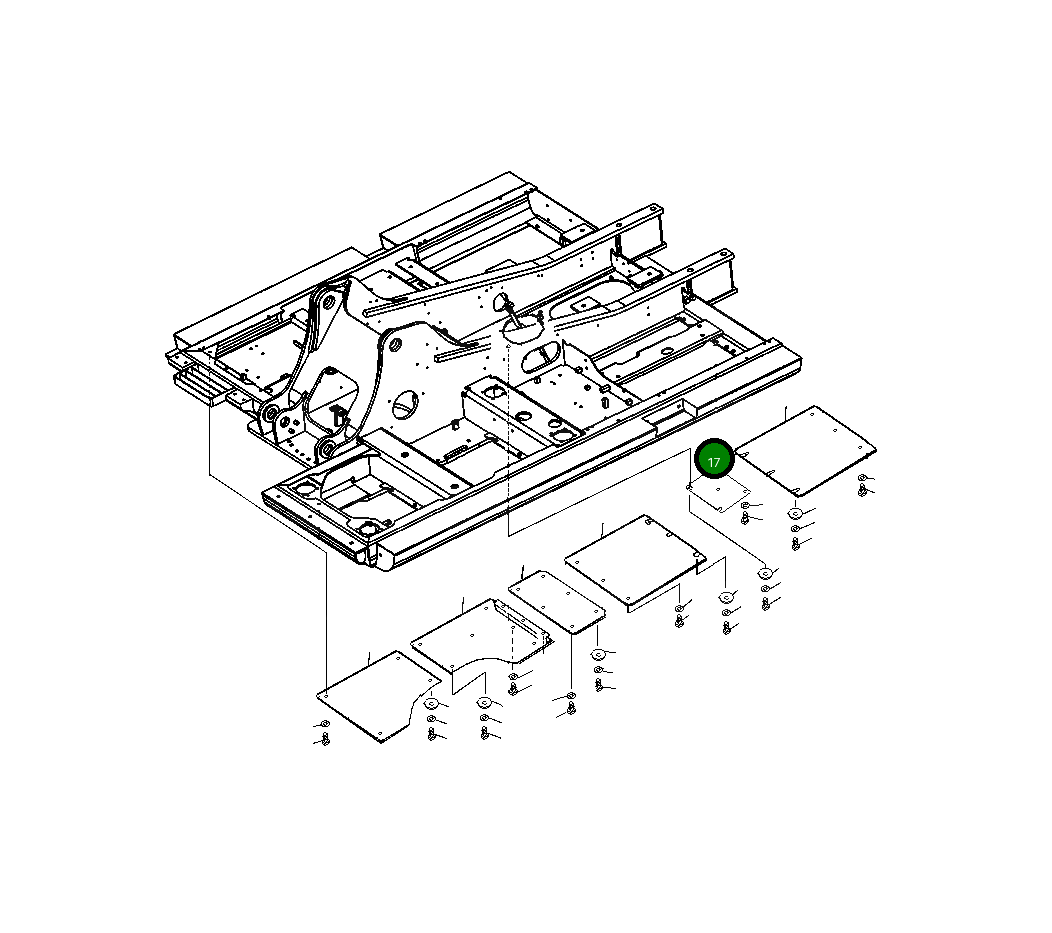 Крышка 20Y-54-J1770  Komatsu