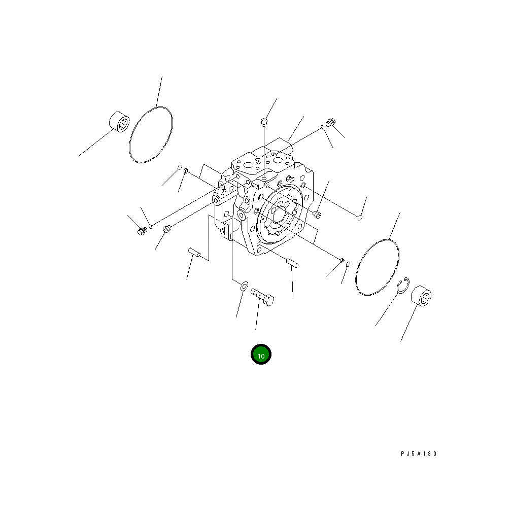 Болт 01010-61450 Komatsu