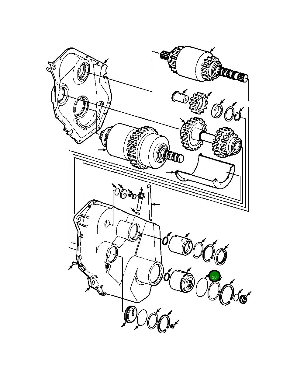 Кольцо уплотнительное (O-Ring) 259 246 C1  Komatsu