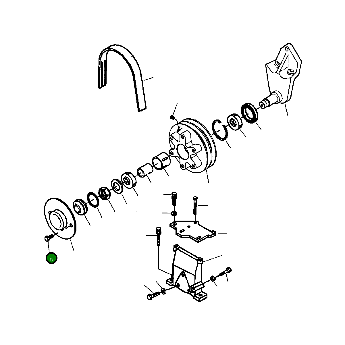 Болт 1240 087 H1 Komatsu