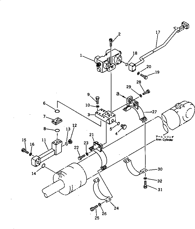 Болт 01252-41260  Komatsu