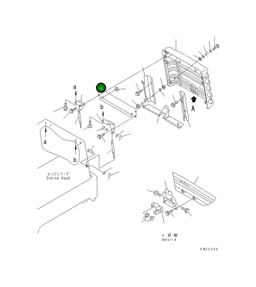 Крышка 416-54-21610  Komatsu