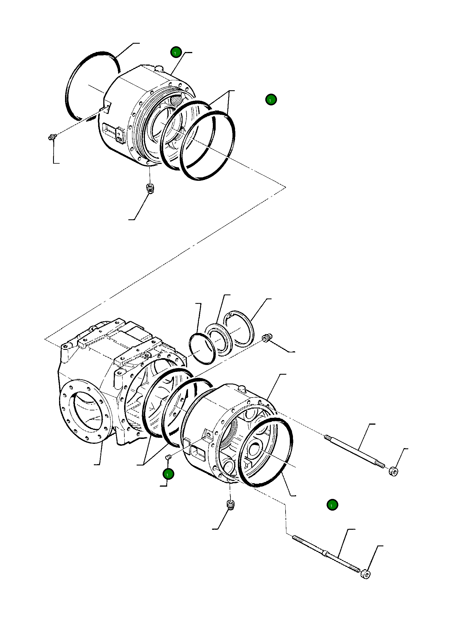 Кольцо уплотнительное (O-Ring) HU1767291 Komatsu