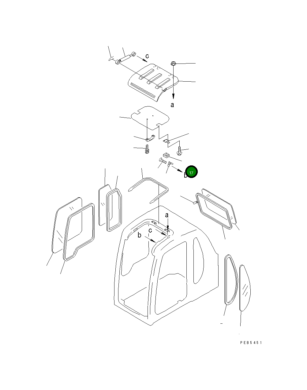 Крышка 20Y-54-36360 Komatsu