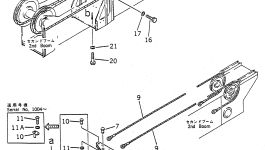 Палец 22W-70-12370 Komatsu